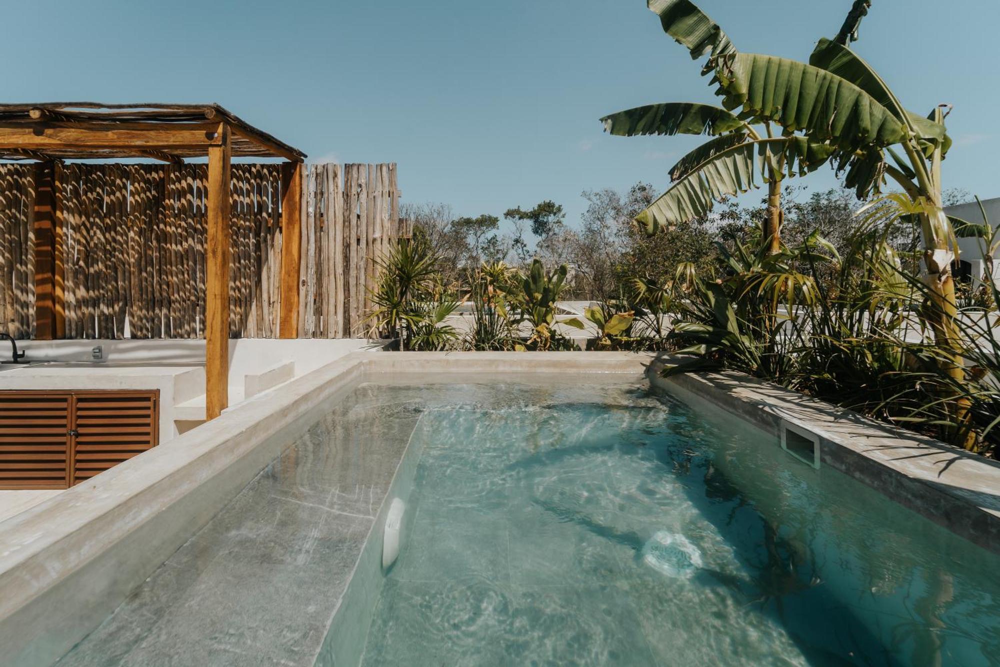 Viento 4br 8pp Private Pool Rooftop Security Pousada Tulum